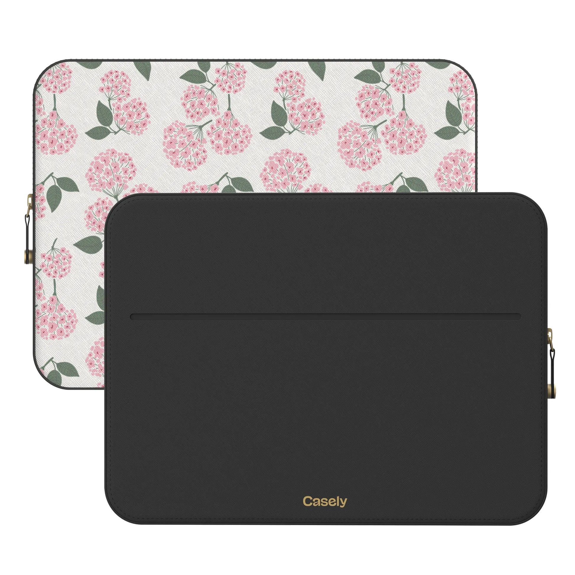 Nantucket Cottage | Pink Hydrangea Laptop Case