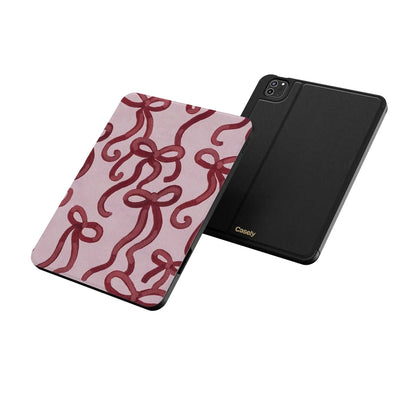 Love Me Knot | Mauve Bow iPad Case