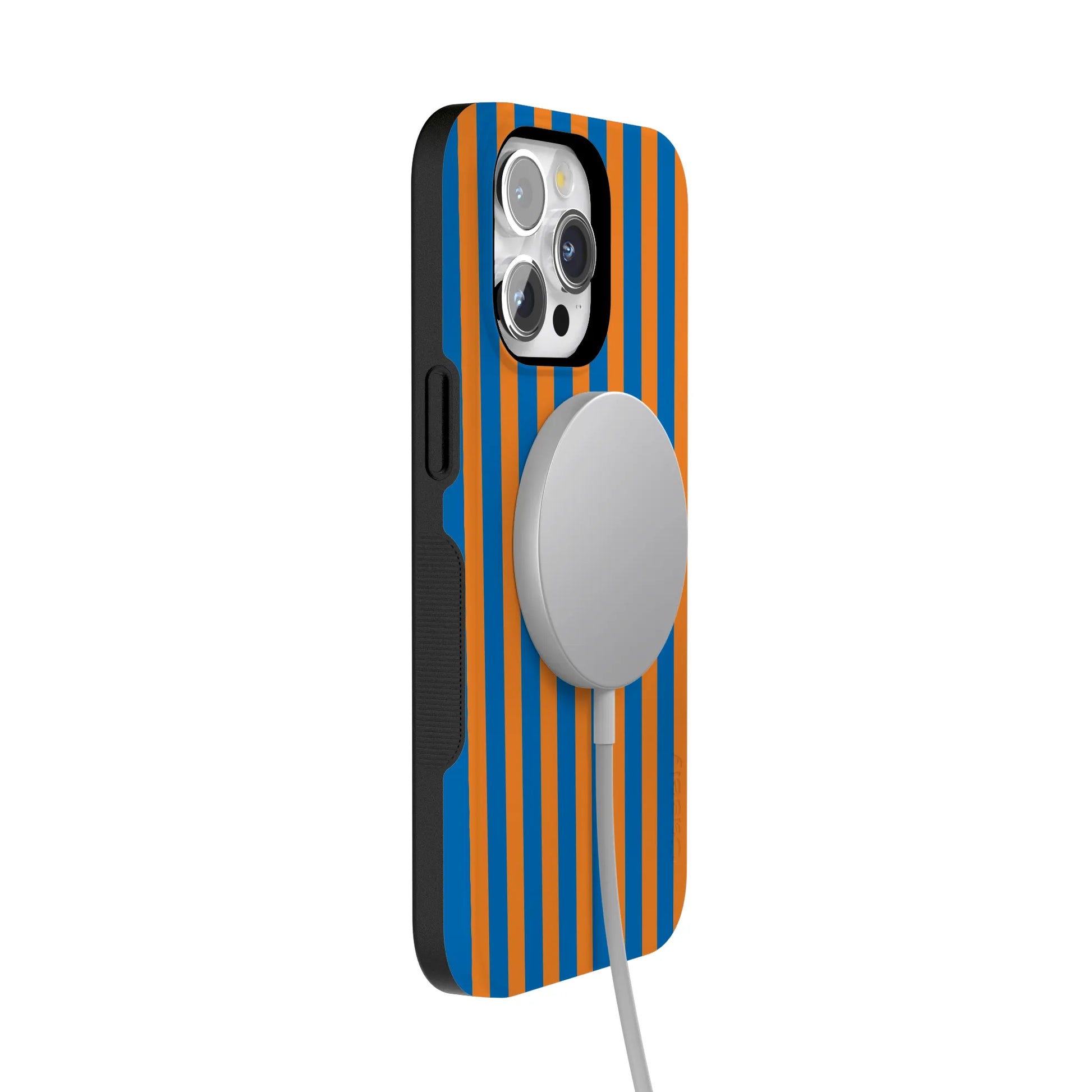 Go New York | Blue & Orange Stripes Case
