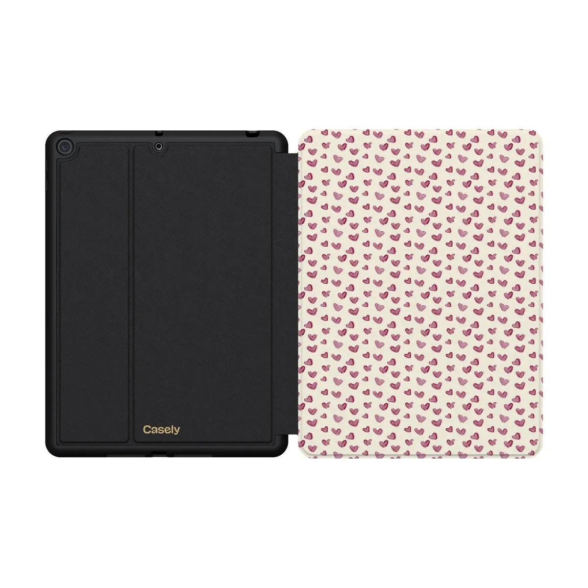 Lovebug | Mauve Hearts iPad Case