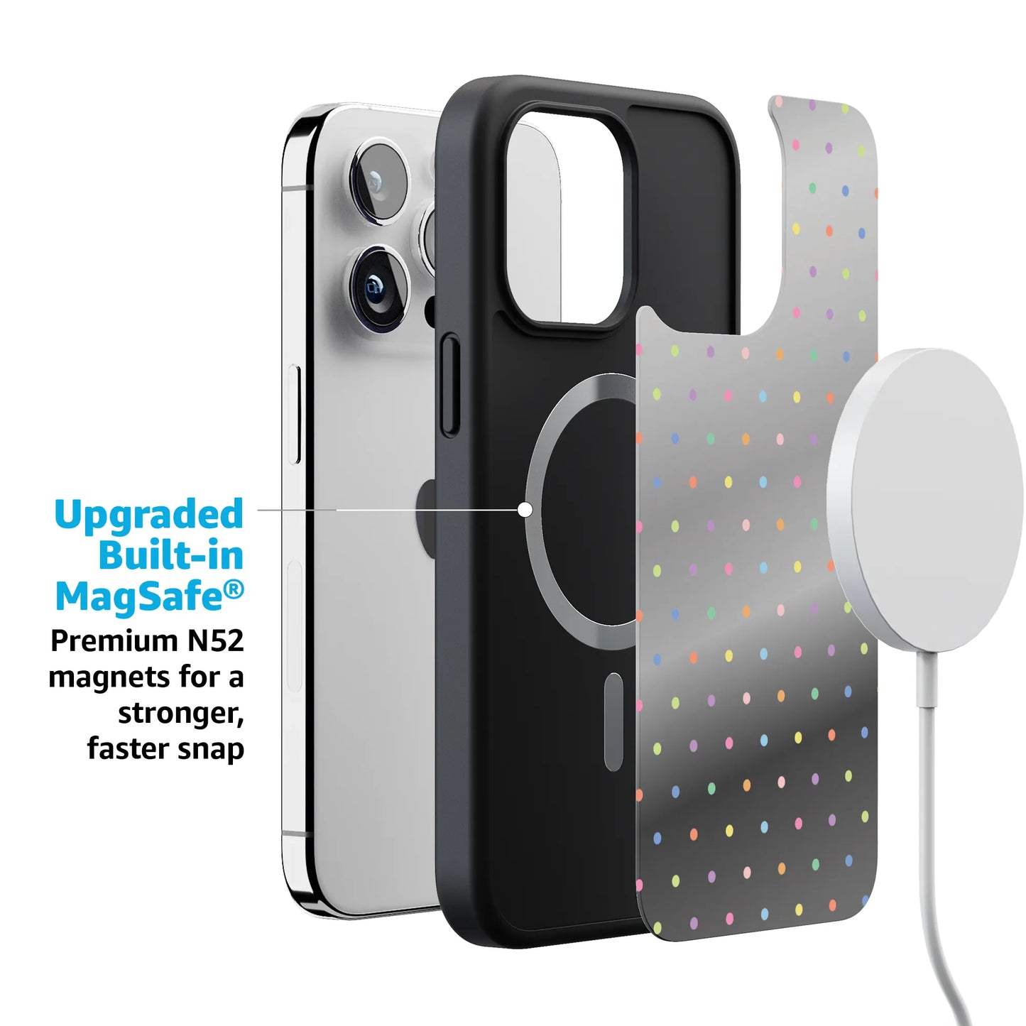 On the Dot | Rainbow Polka Dot Case