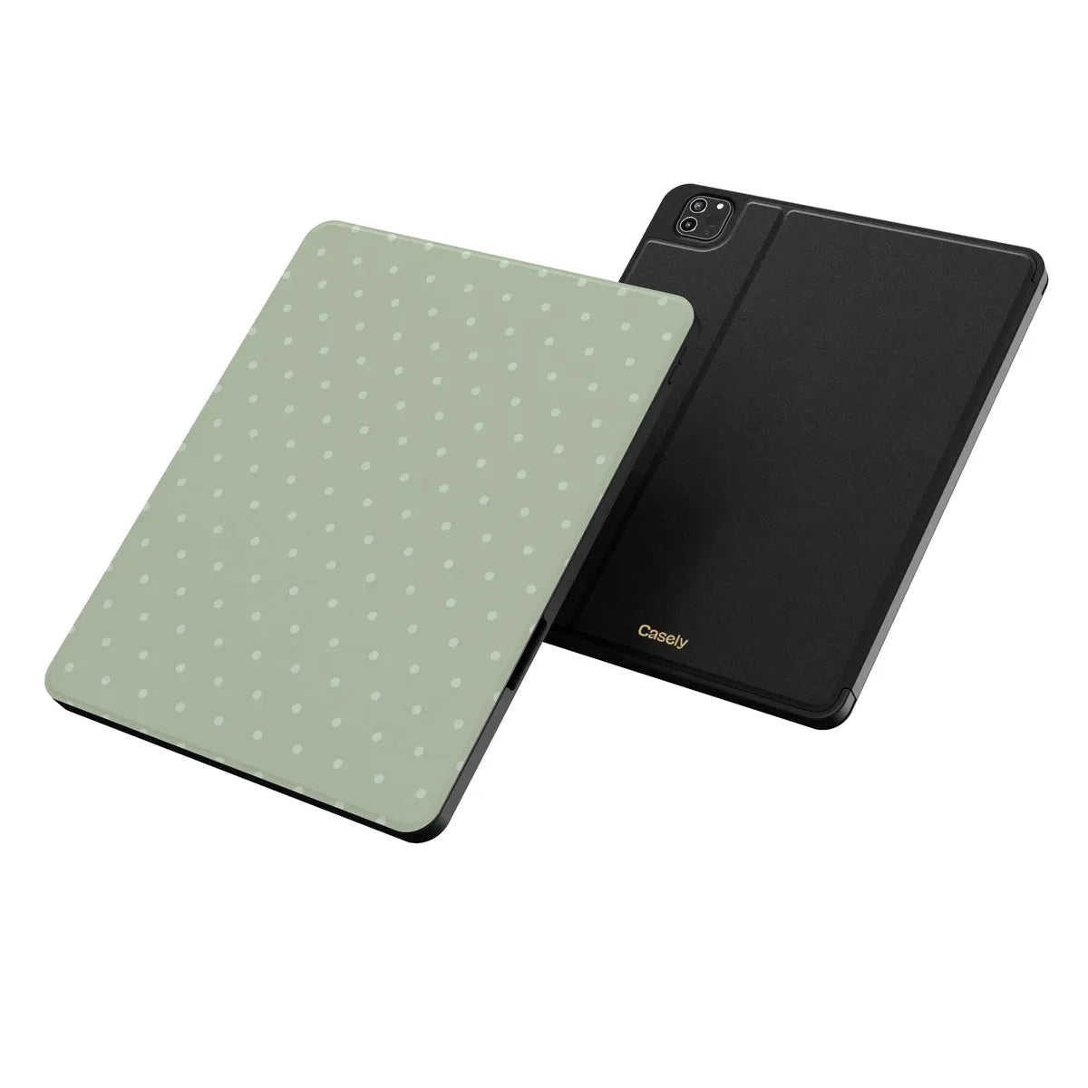 On the Dot | Green Polka Dot iPad Case