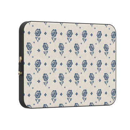 Seaside Stitch | Vintage Roses Laptop Case