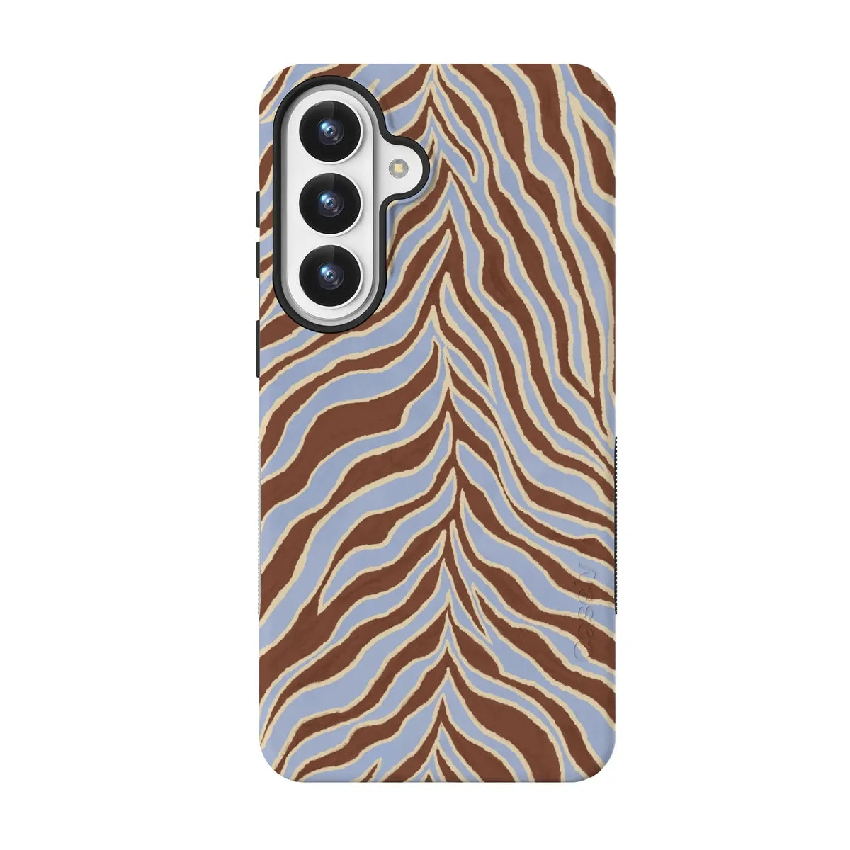 Untamed | Brown & Blue Zebra Case - Galaxy S26