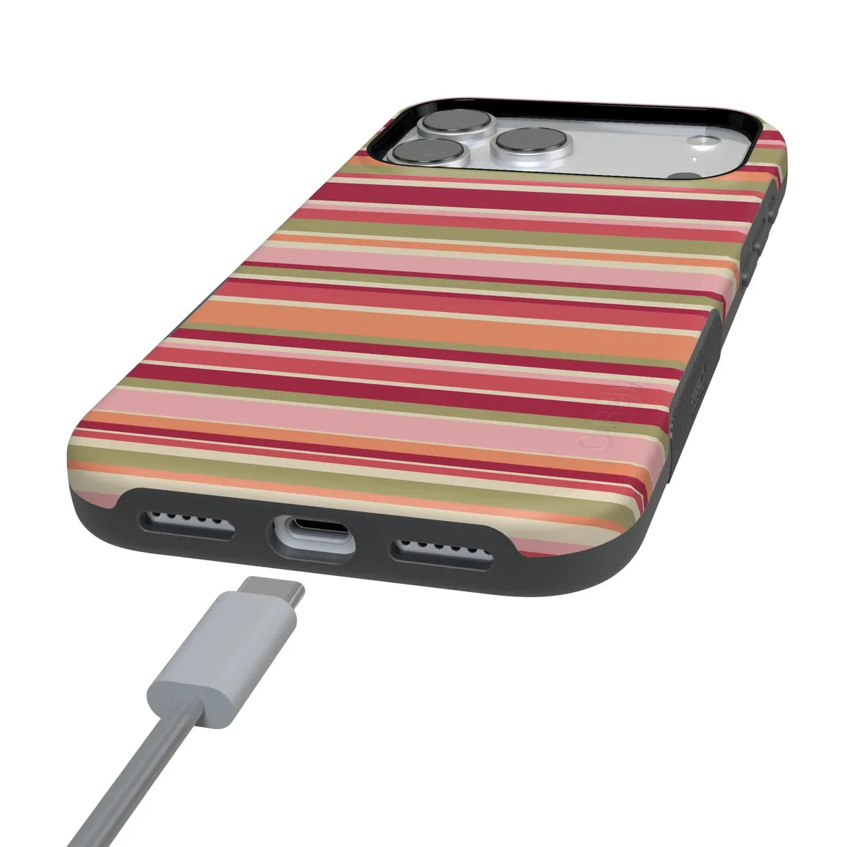 Citrus Stripes | Poolside Print Case
