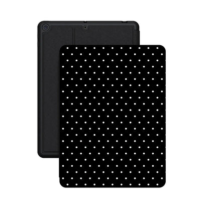 On the Dot | White Polka Dot iPad Case
