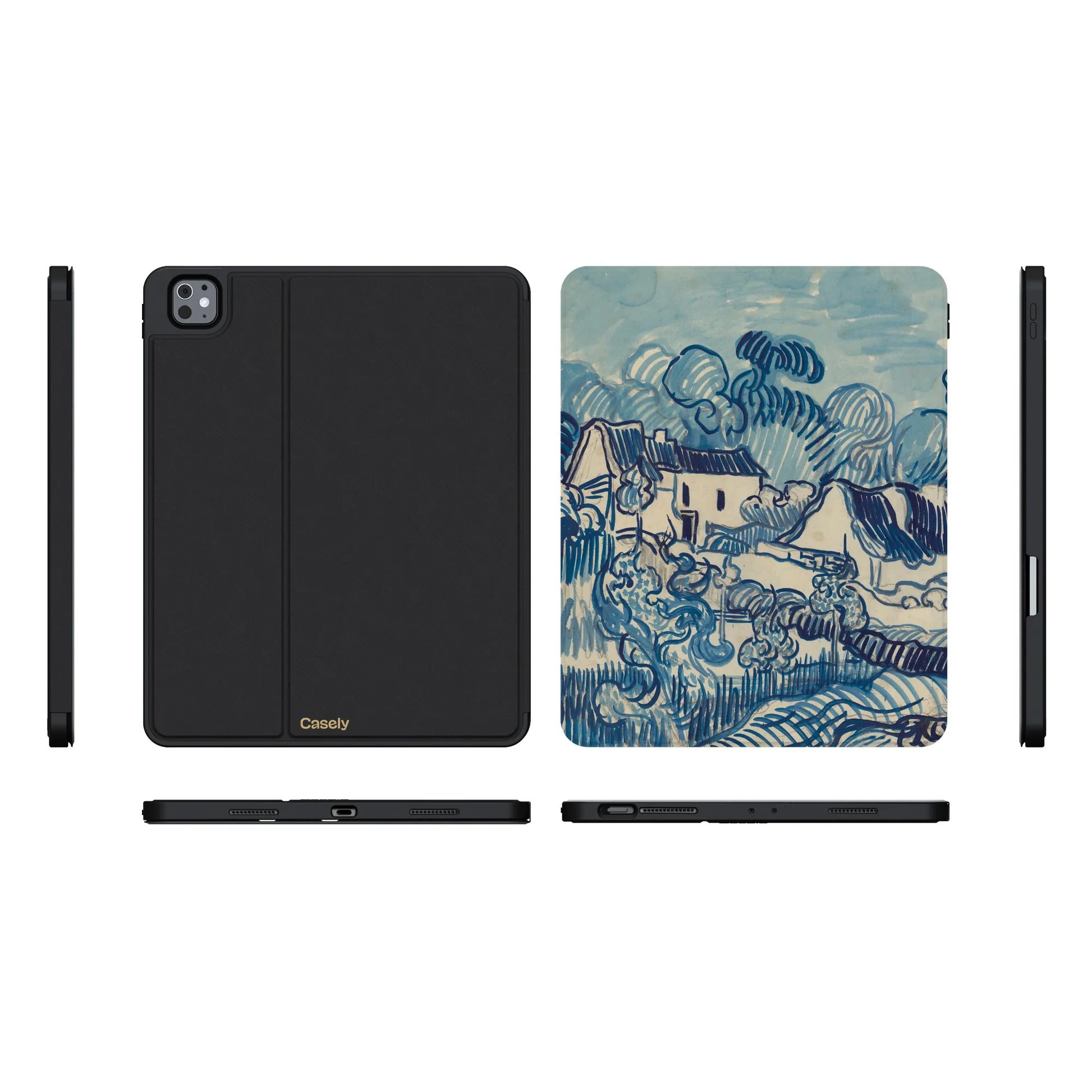 Van Gogh | Landscape With Houses iPad Case