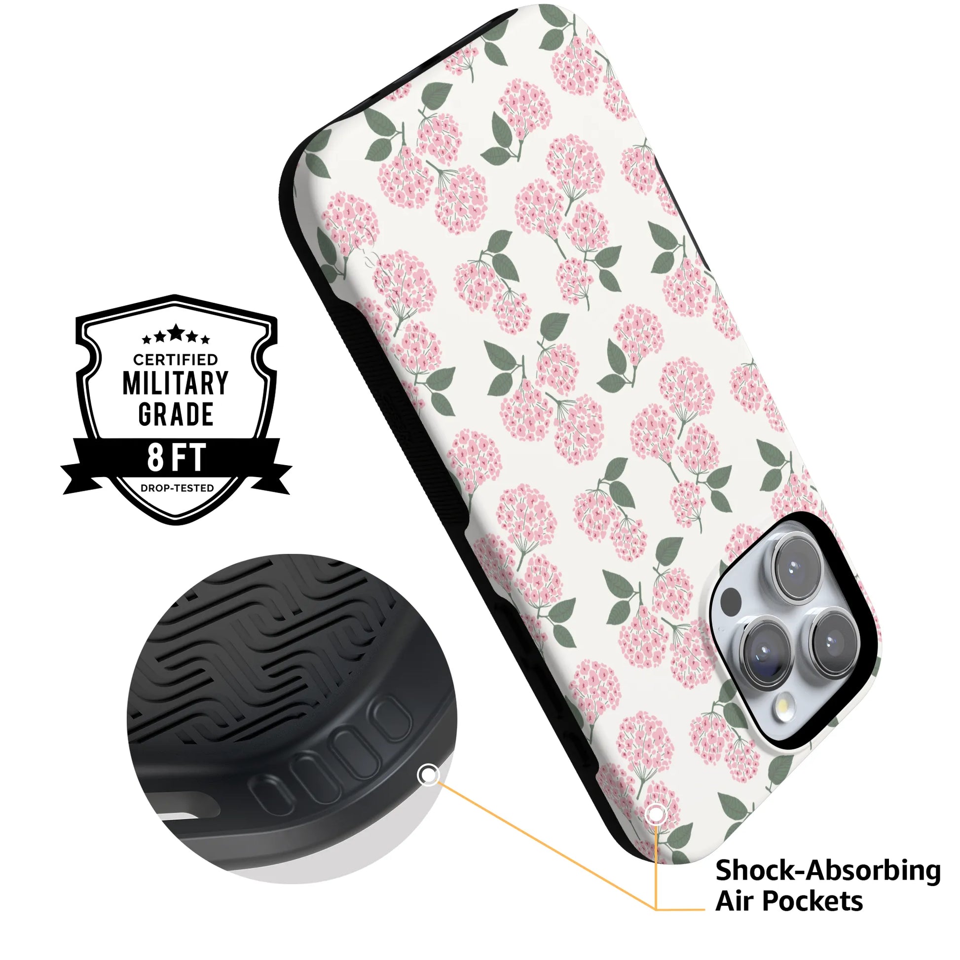 Nantucket Cottage | Pink Hydrangea Case