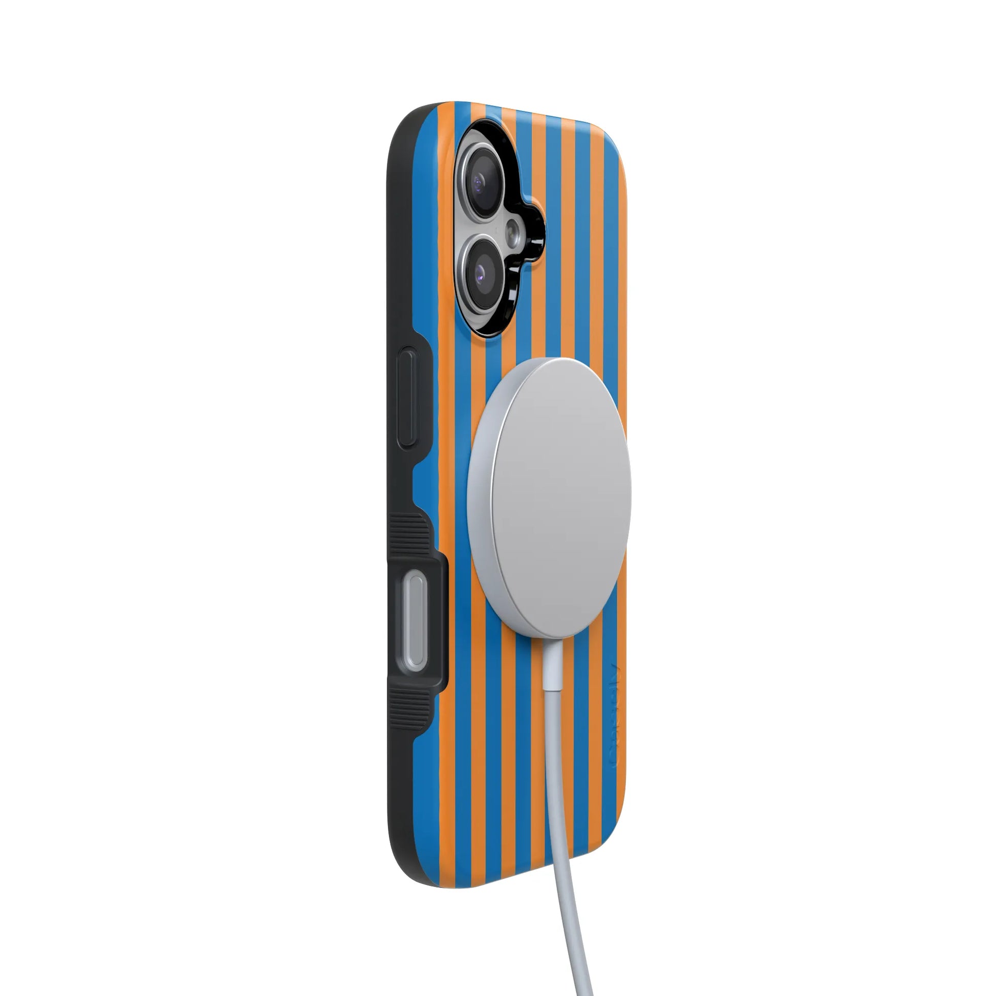 Go New York | Blue & Orange Stripes Case