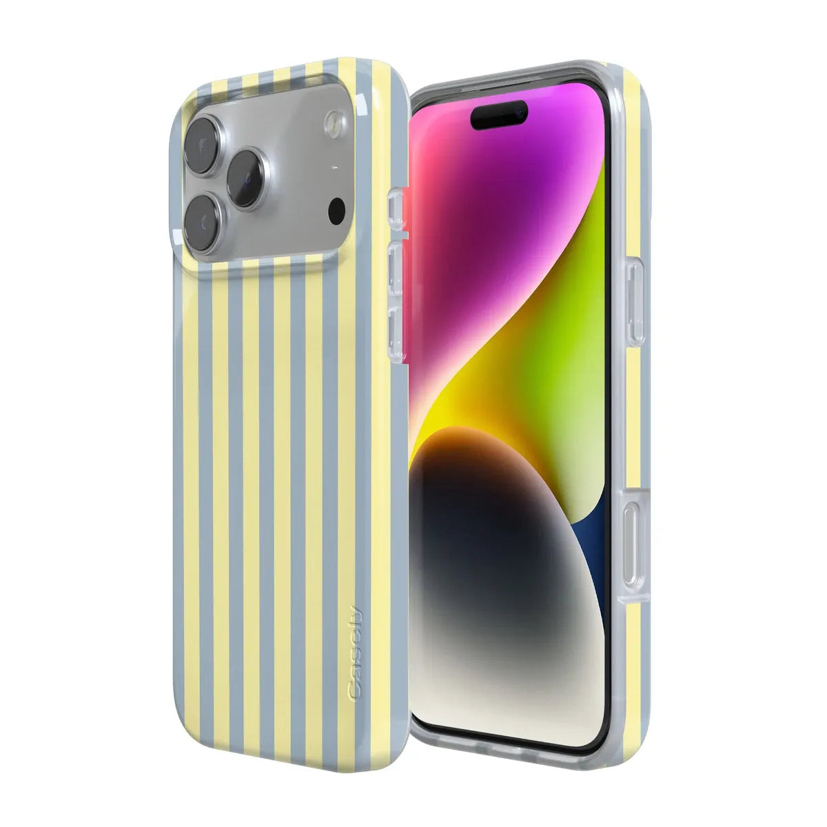 Coastline Stripes | Blue & Yellow Case