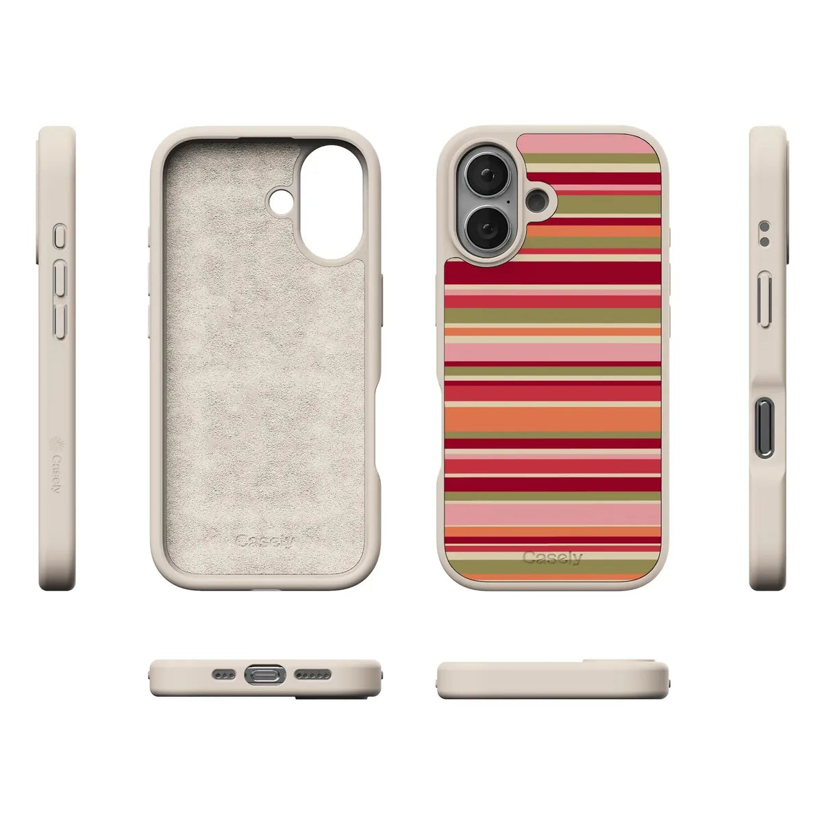 Citrus Stripes | Poolside Print Case