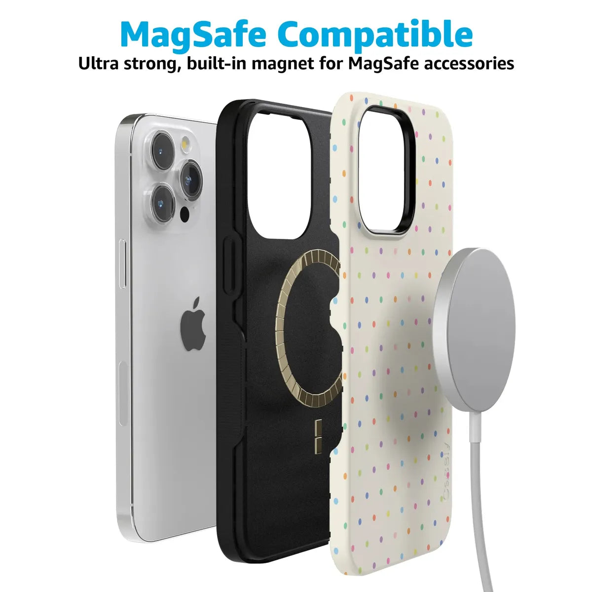 On the Dot | Rainbow Polka Dot Case