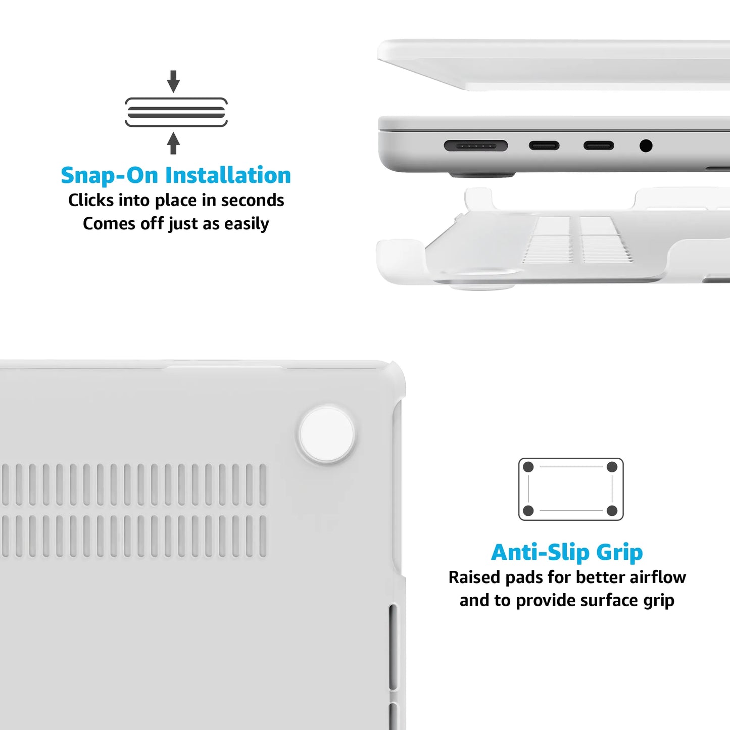Citrus Stripes | Poolside Print Laptop Shell