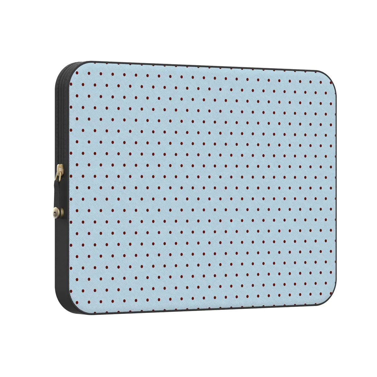 On the Dot | Blue Polka Dot Laptop Case
