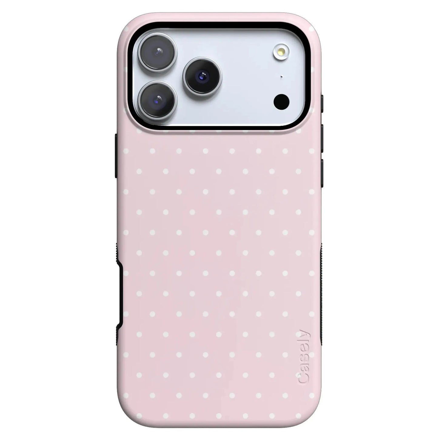 On the Dot | Pink & White Polka Dot Case - iPhone 17 Pro