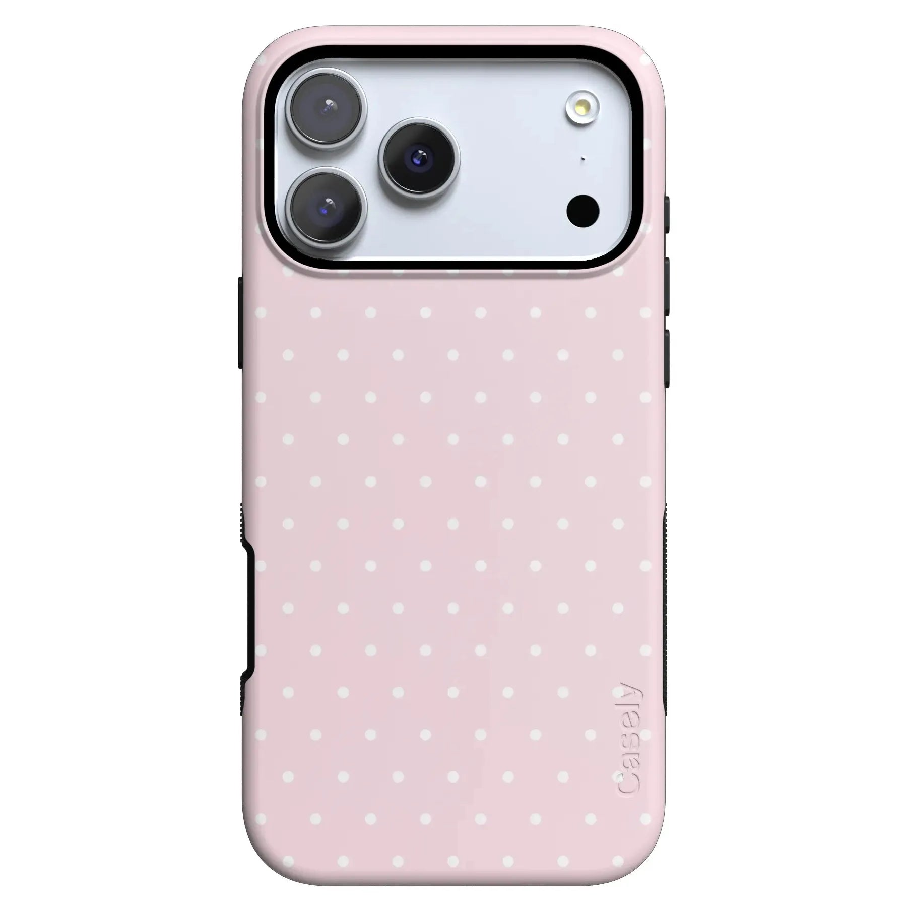 On the Dot | Pink & White Polka Dot Case - iPhone 17 Pro
