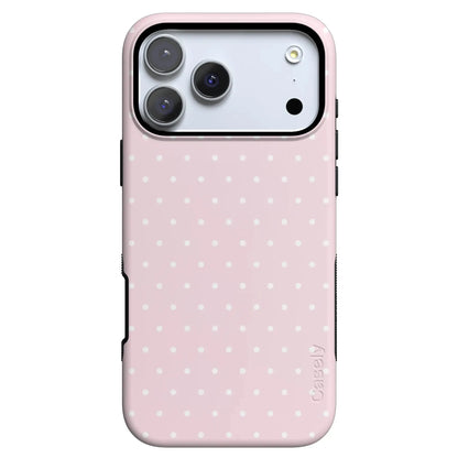 On the Dot | Pink & White Polka Dot Case - iPhone 17 Pro