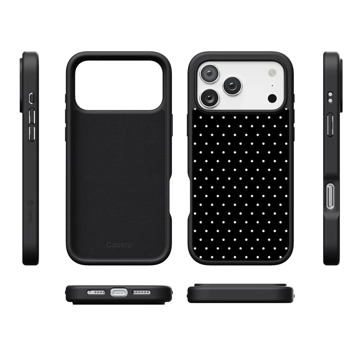 On the Dot | White Polka Dot Case