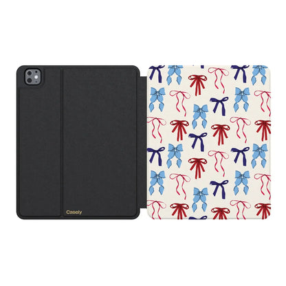 American Girlie | Red White & Blue Bows iPad Case