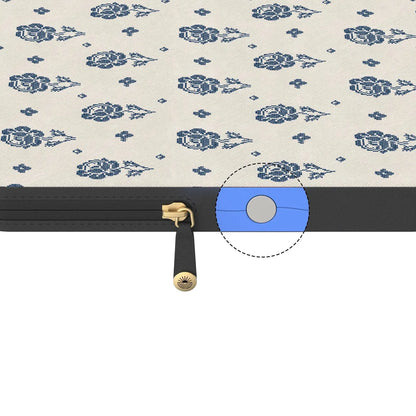 Seaside Stitch | Vintage Roses Laptop Case