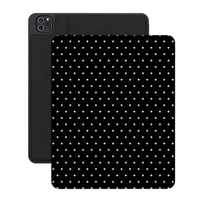 On the Dot | White Polka Dot iPad Case