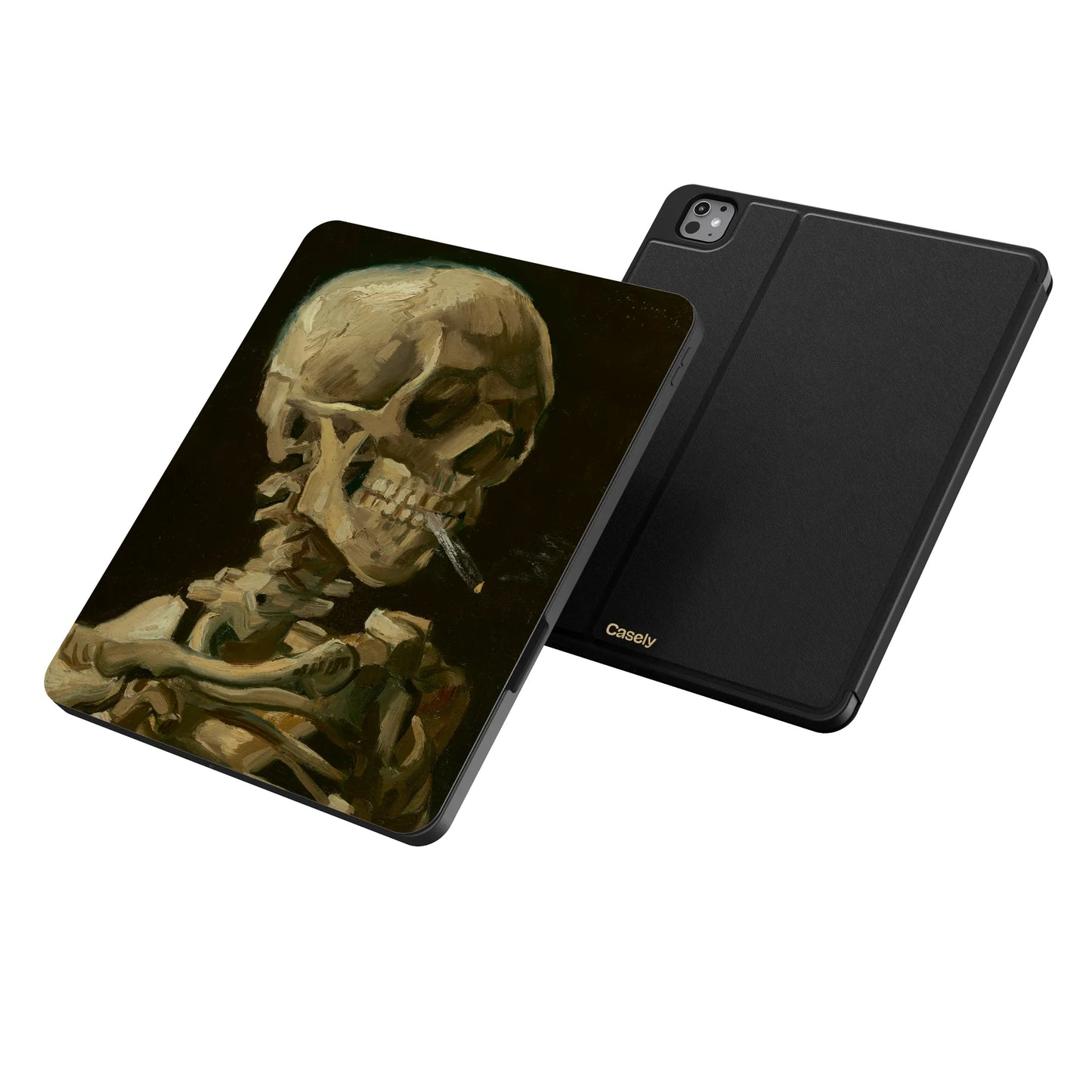 Van Gogh | Head of a Skeleton with a Burning Cigarette iPad Case