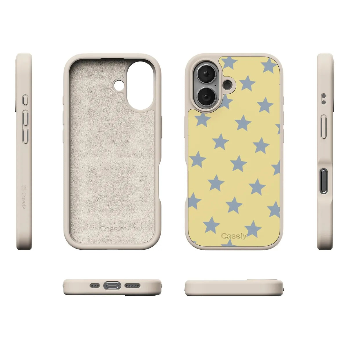 Shine Bright | Butter Yellow Stars Case