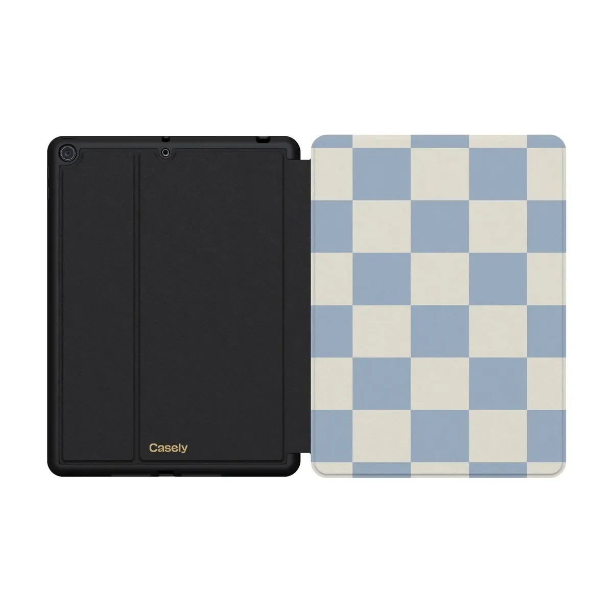 Fit Check | Light Blue Checkerboard iPad Case