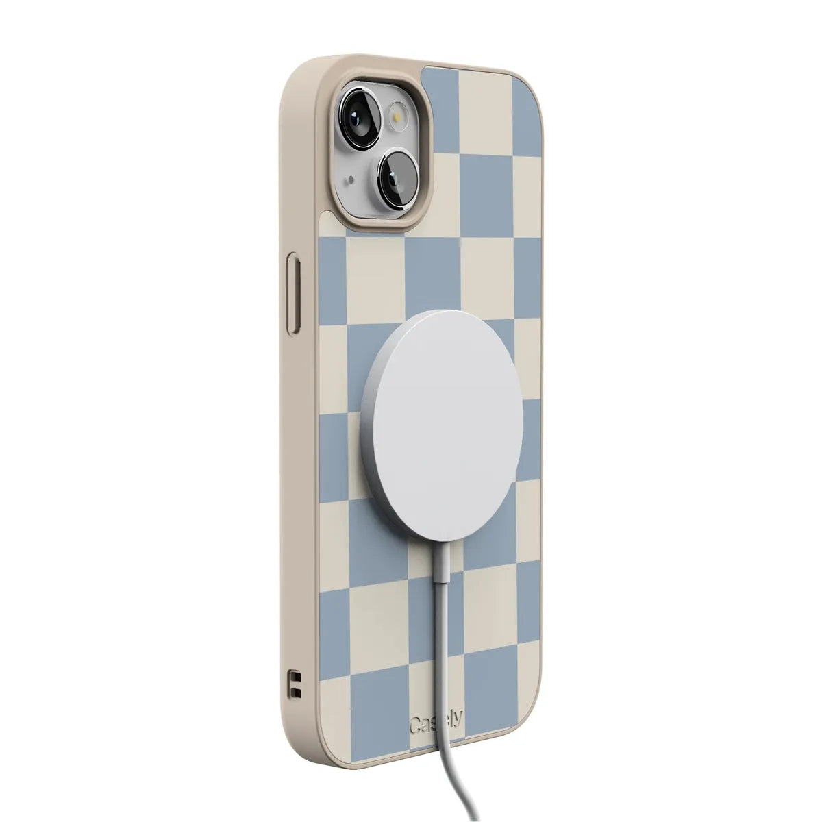 Fit Check | Light Blue Checkerboard Case
