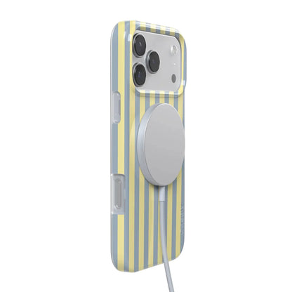 Coastline Stripes | Blue & Yellow Case