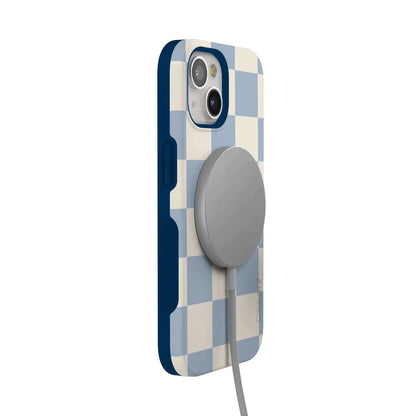 Fit Check | Light Blue Checkerboard Case