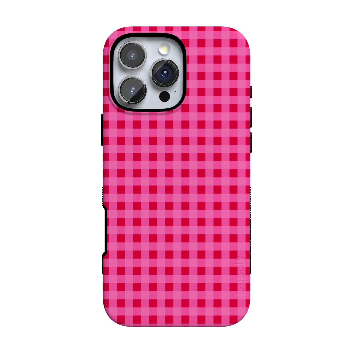 Sweet Jam | Hot Pink Gingham Case - iPhone 16 Pro