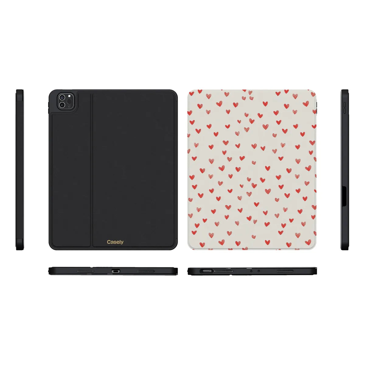 Love Letters | Doodle Hearts iPad Case