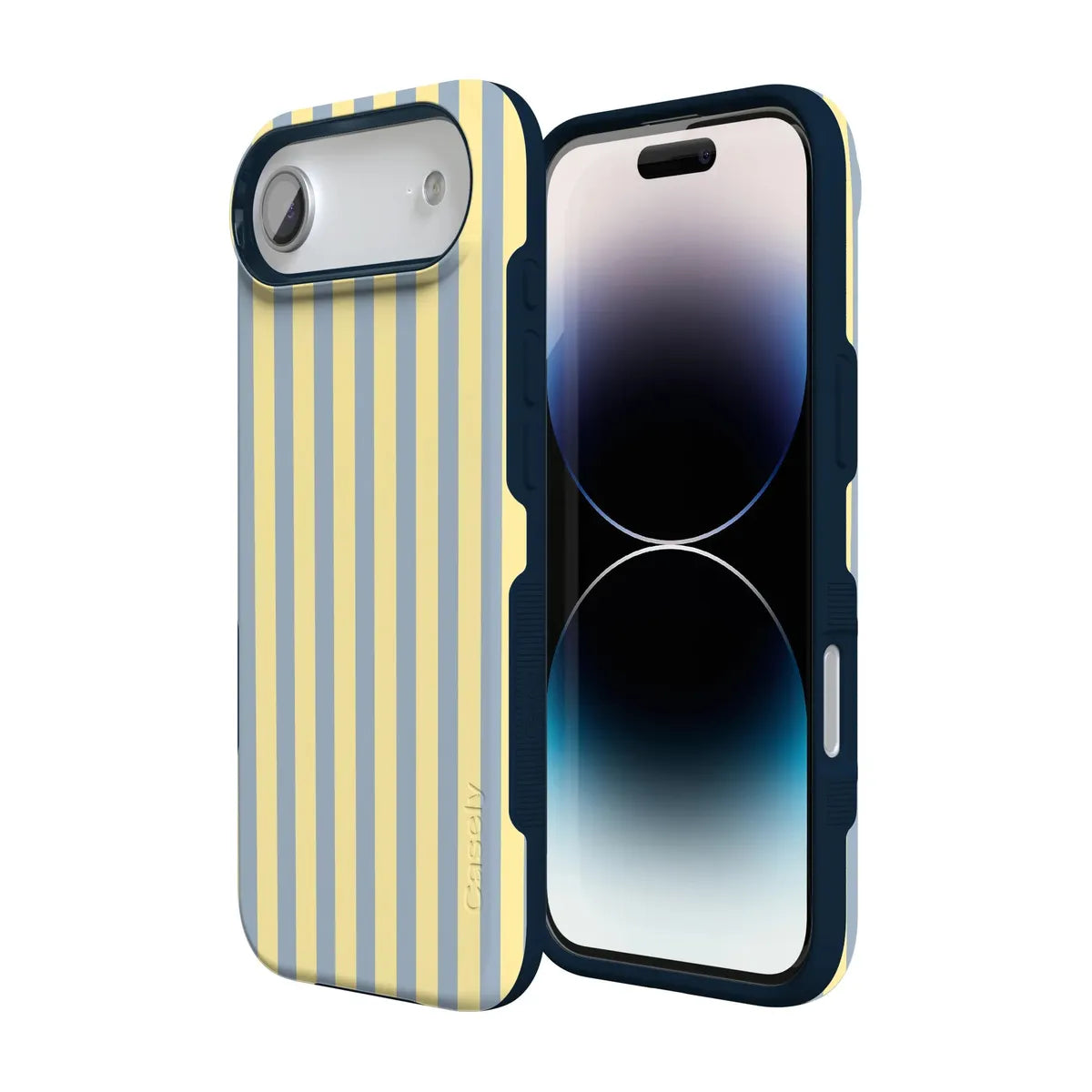 Coastline Stripes | Blue & Yellow Case