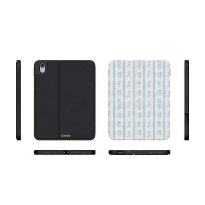 Cottage Stripe | Blue Floral iPad Case
