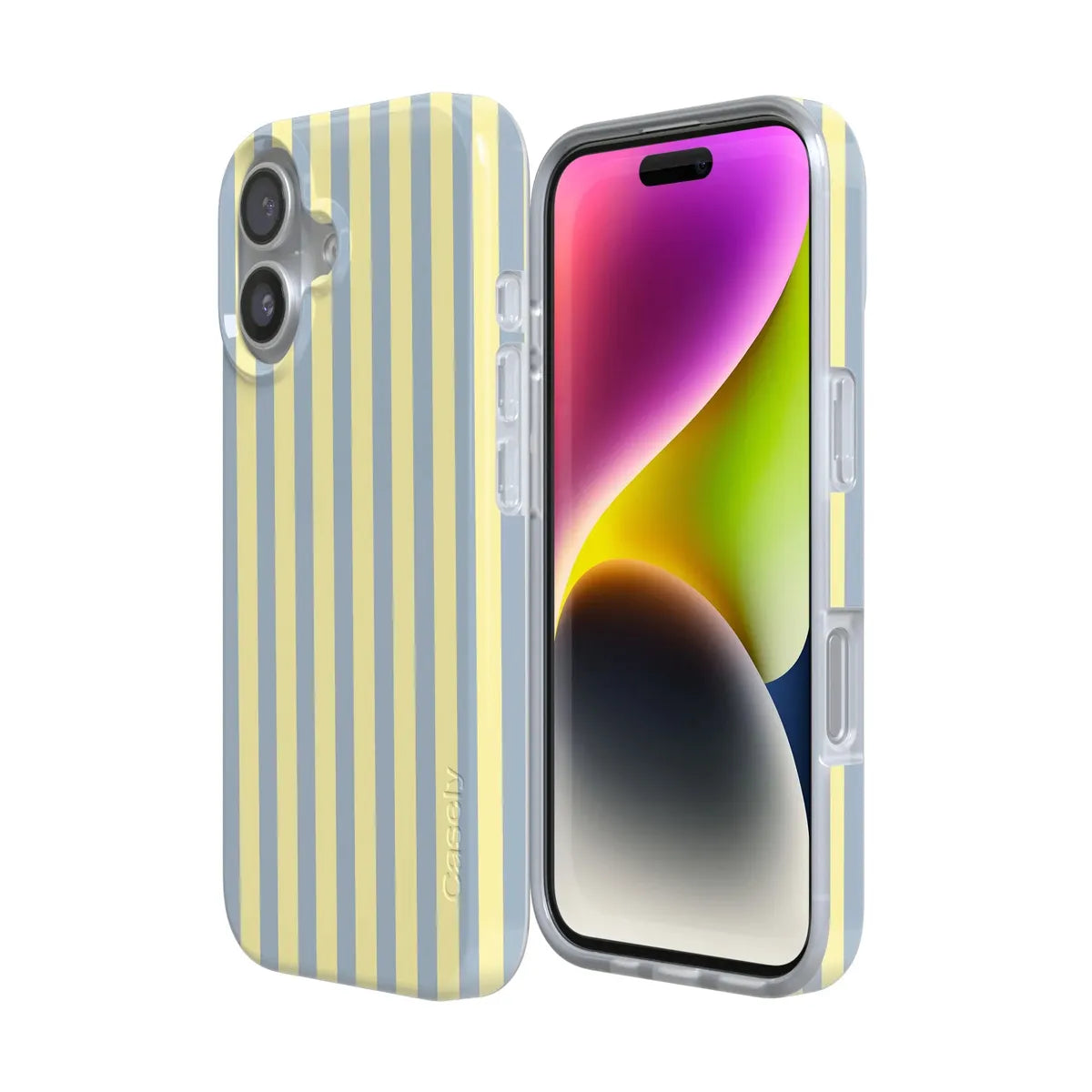 Coastline Stripes | Blue & Yellow Case