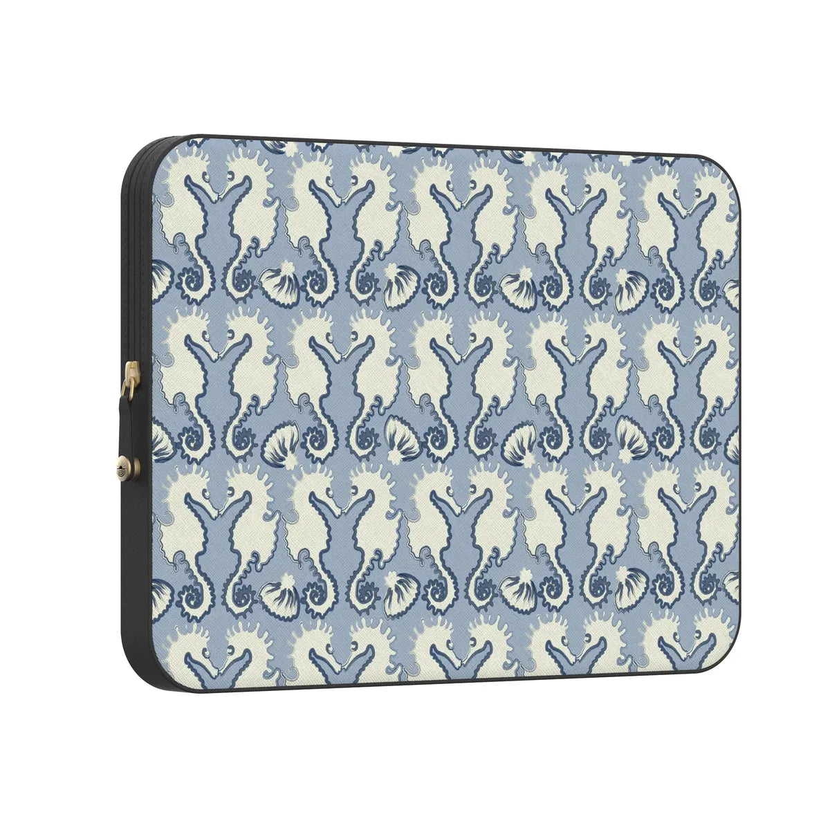 Seahorse Drift | Coastal Blues Laptop Case