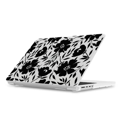 Dark Fantasy | Contrast Floral Laptop Shell