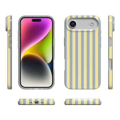 Coastline Stripes | Blue & Yellow Case