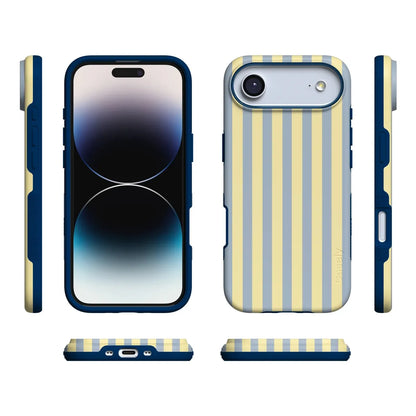 Coastline Stripes | Blue & Yellow Case