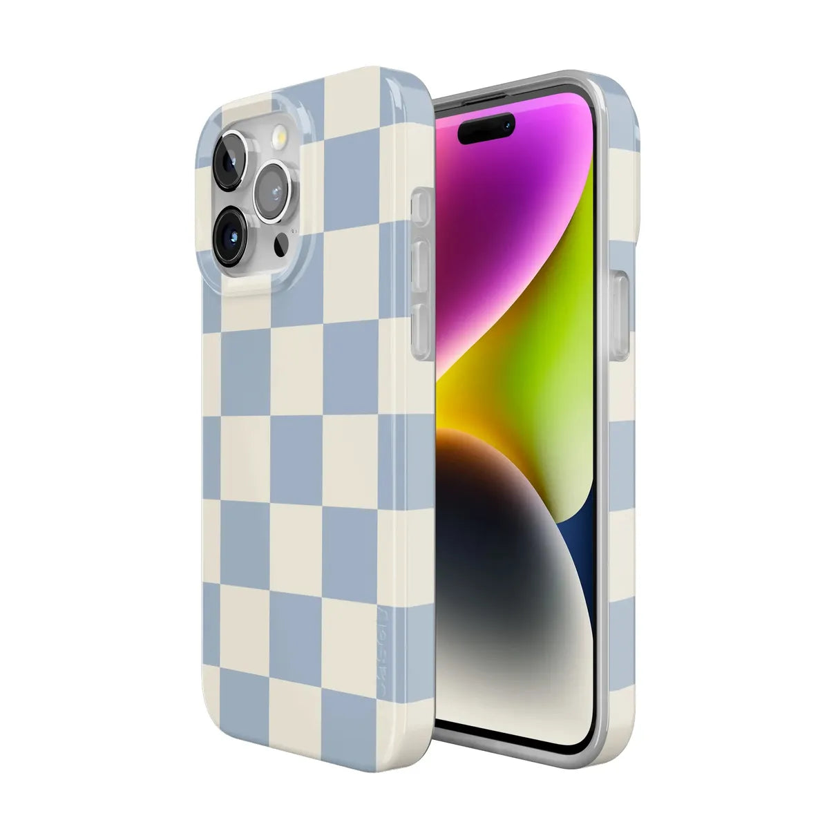 Fit Check | Light Blue Checkerboard Case
