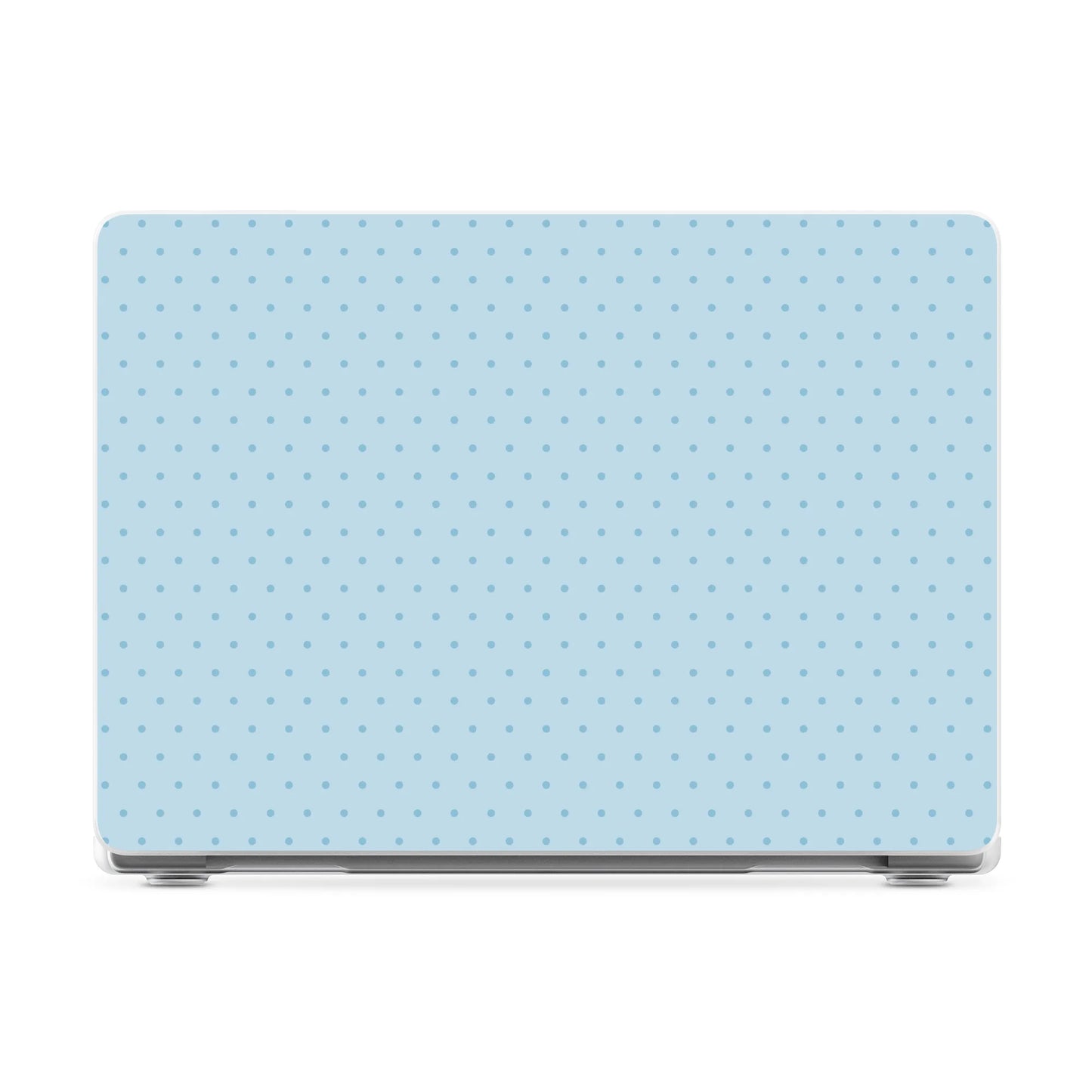On the Dot | Blue Monochrome Polka Dot Laptop Shell - 14" MacBook Pro