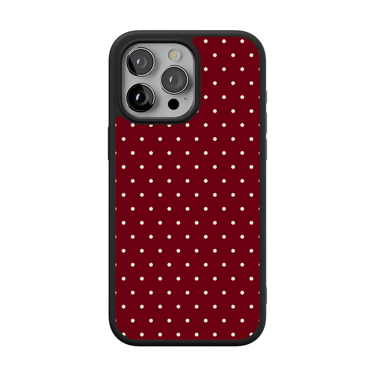 On the Dot | Maroon Polka Dot Case