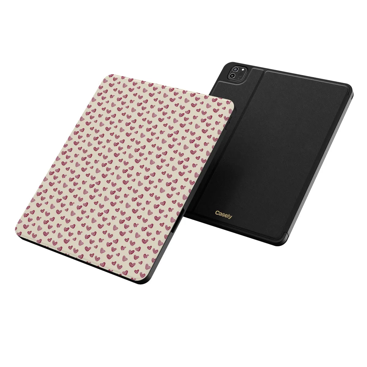 Lovebug | Mauve Hearts iPad Case