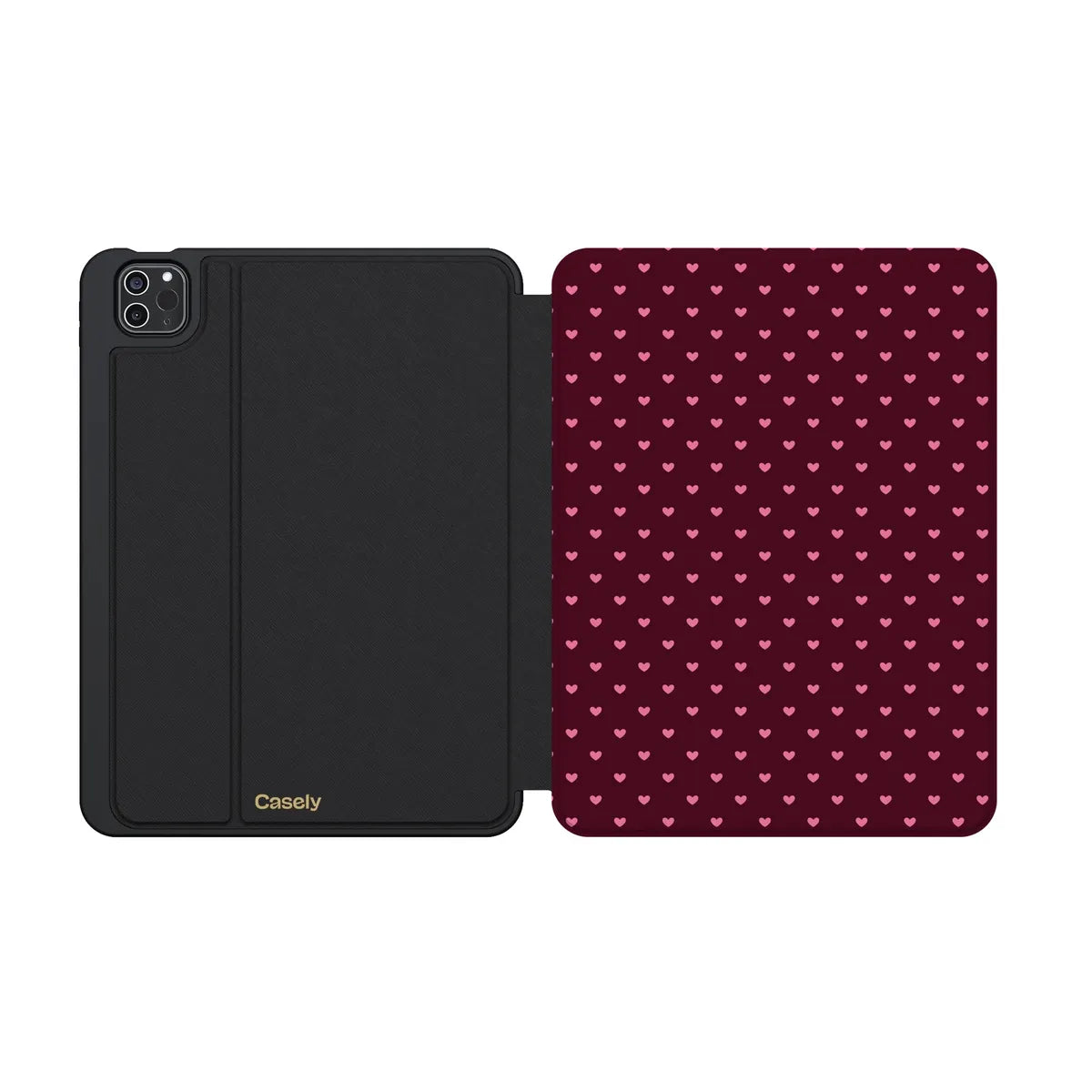 Heart Noir | Tiny Hearts iPad Case