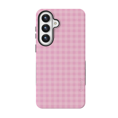 Sweet Jam | Light Pink Gingham Case - Galaxy S26 Plus