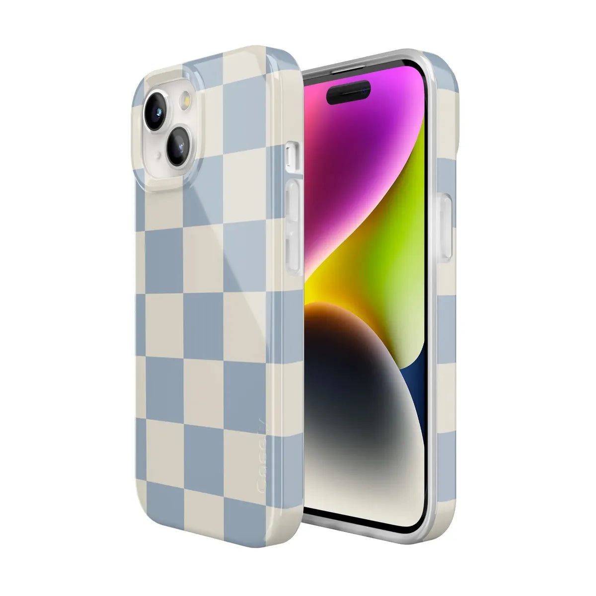 Fit Check | Light Blue Checkerboard Case