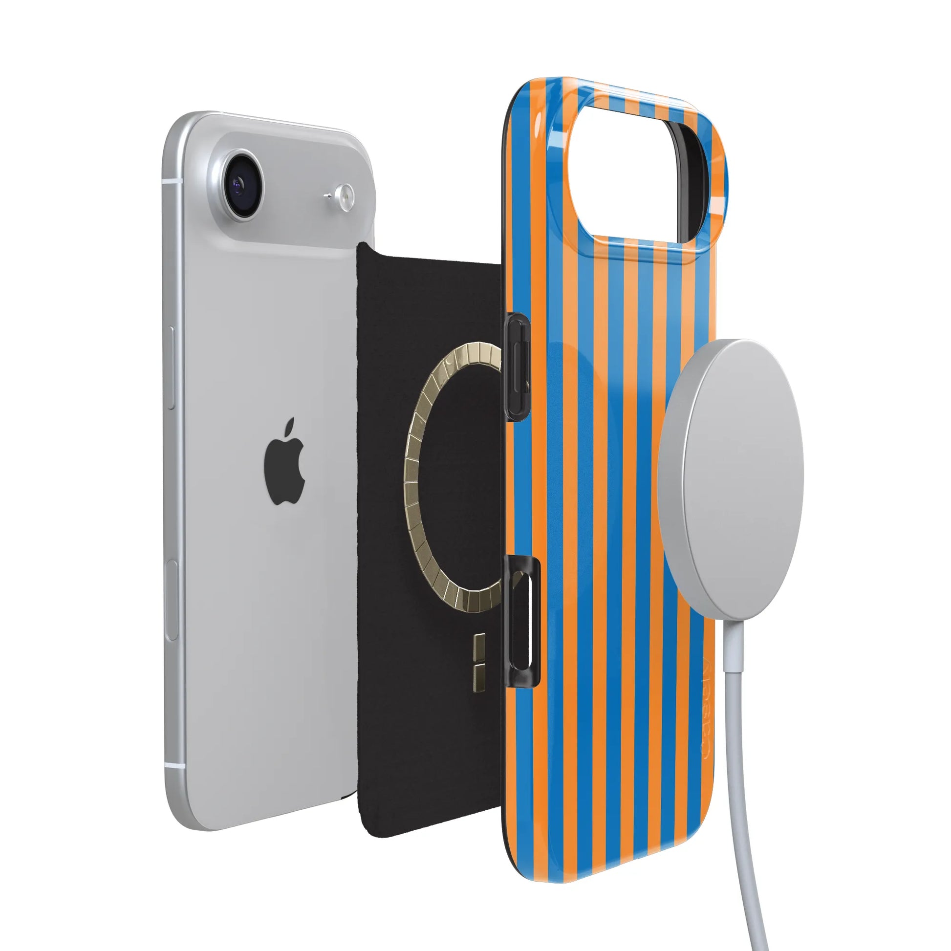 Go New York | Blue & Orange Stripes Case