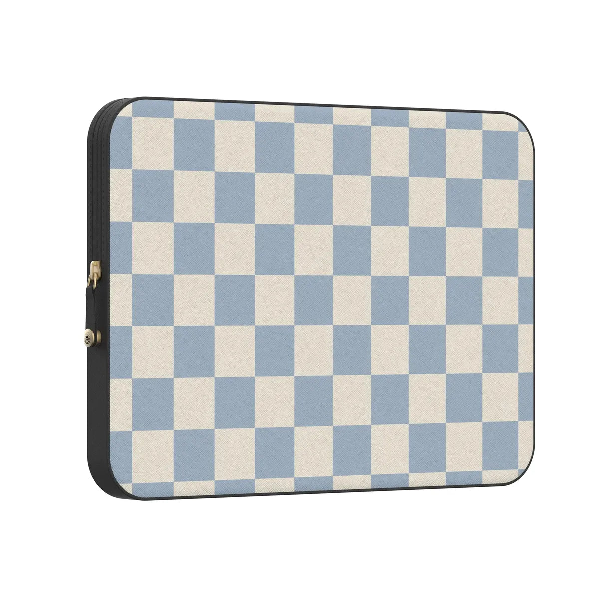 Fit Check | Light Blue Checkerboard Laptop Case