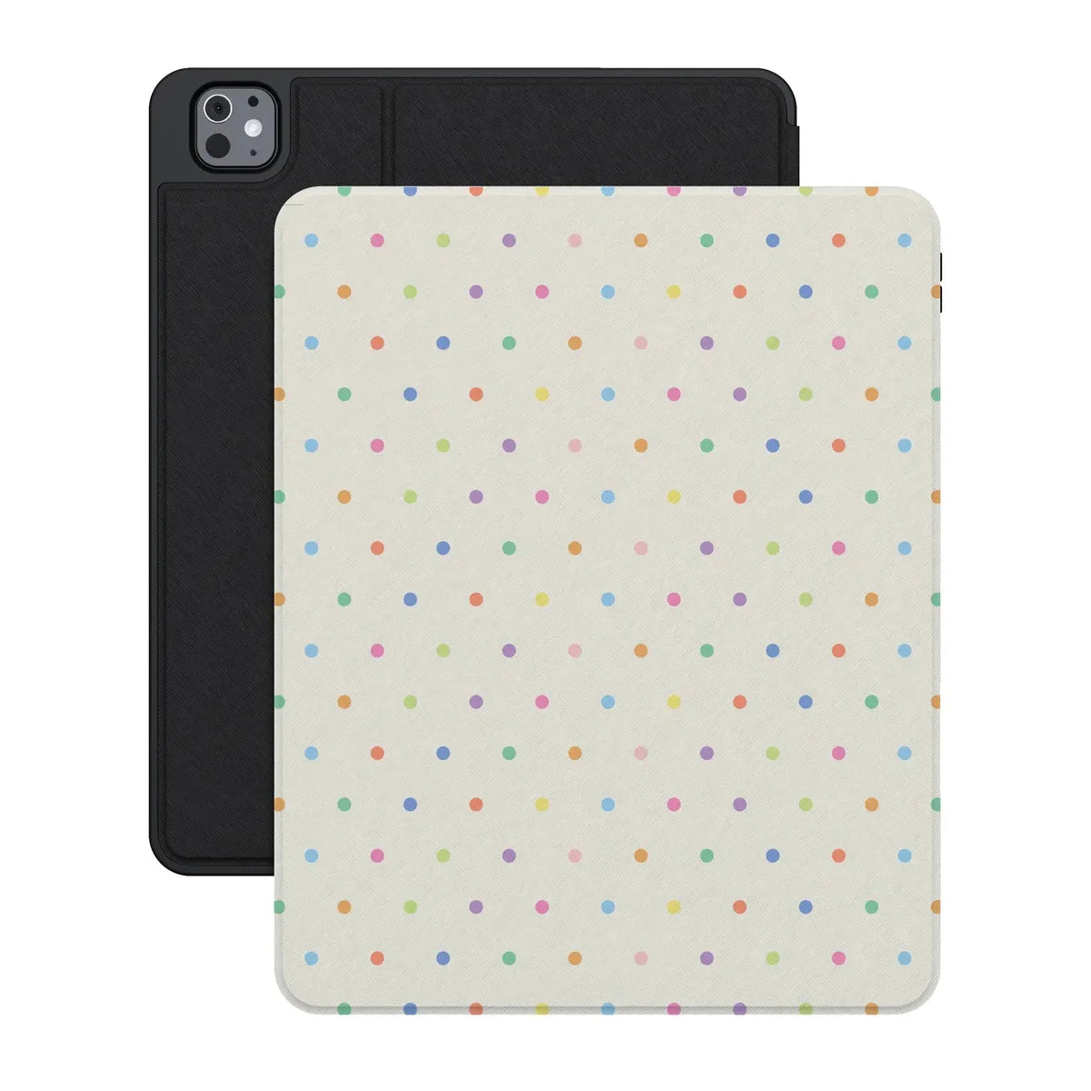 On the Dot | Rainbow Polka Dot iPad Case